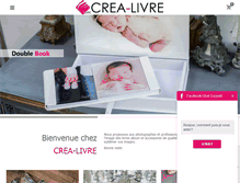 Tablet Screenshot of crea-livre.com